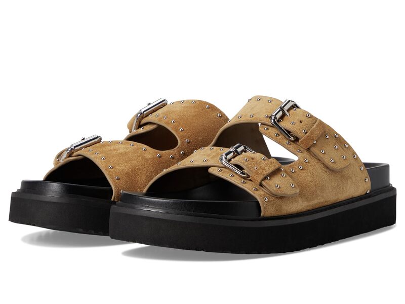 マーク・フィッシャー レディース シューズ サンダル Marc Fisher LTD Agusta Medium Brown Suede ブラウン｜ReVida 店