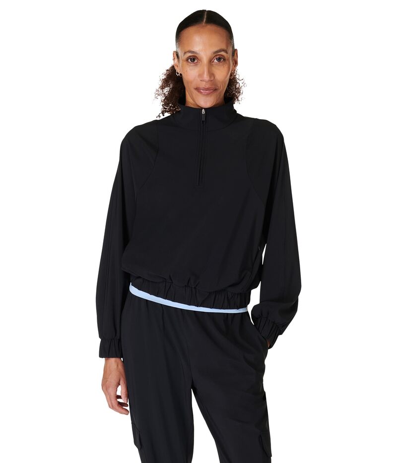 スウェッティベティ レディース アウター パーカー・スウェット Sweaty Betty Explorer Pullover Black 黒いこと
