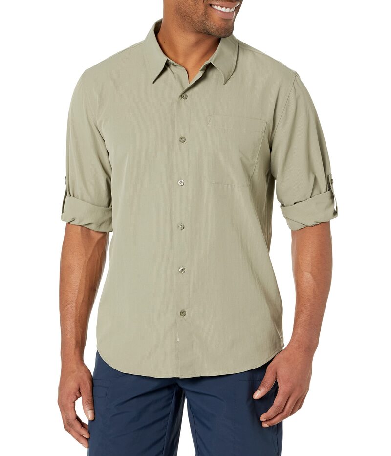 マーモット メンズ トップス シャツ Marmot Aerobora Long Sleeve Vetiver