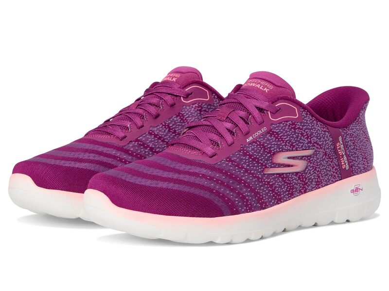 スケッチャーズ レディース シューズ スニーカー SKECHERS Performance Go Walk Joy Juneau Hands Free Slip-Ins Raspberry