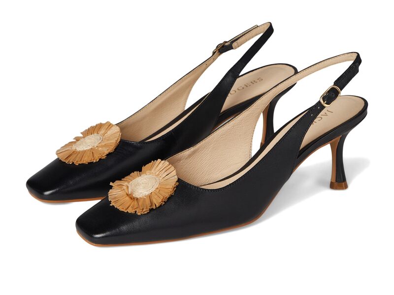 ジャックロジャース レディース シューズ 踵 Jack Rogers Brynn Sling Black/Natural 黒いこと