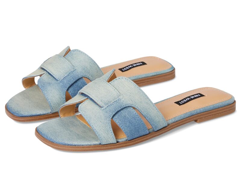 ナインウェスト レディース シューズ サンダル Nine West Germani Light Blue Denim デニム