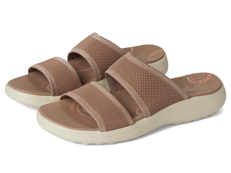 スケッチャーズ レディース シューズ サンダル SKECHERS Sporty Slim Mocha モカ