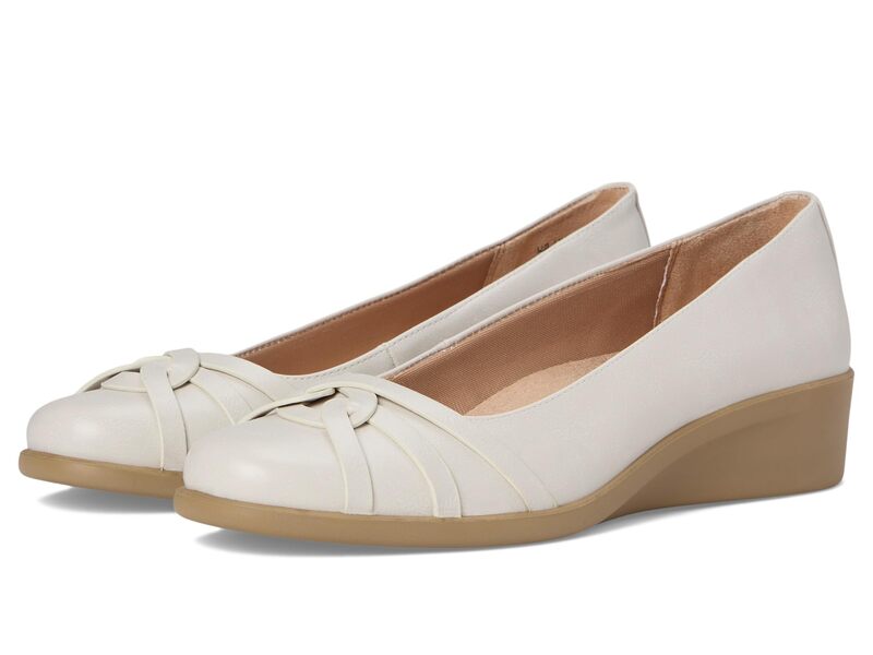 ライフストライド レディース シューズ 踵 LifeStride Jorie Skimmers Bone Faux Leather
