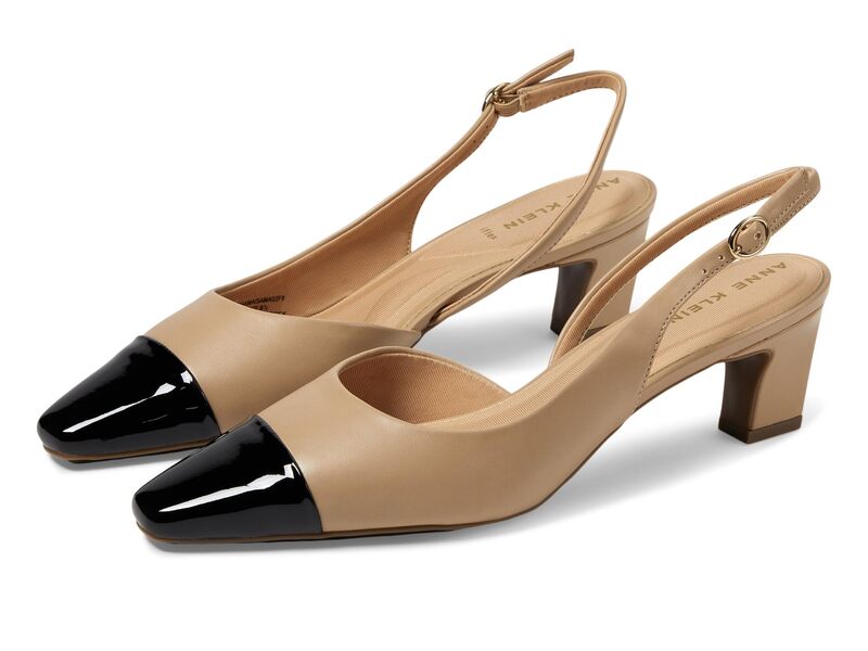 アンクライン レディース シューズ ヒール Anne Klein Sama Nude Black ブラック
