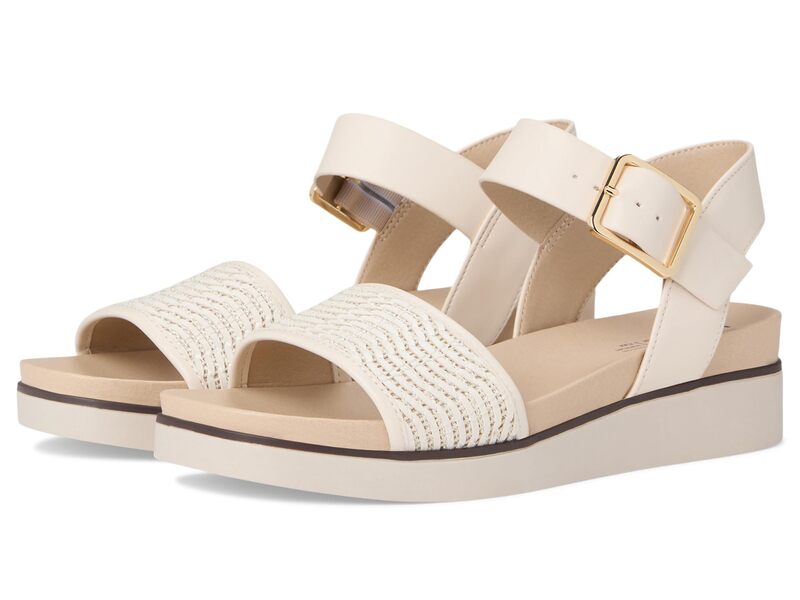 ライフストライド レディース シューズ サンダル LifeStride Gillian2 Creme Beige Faux Leather ベージュ｜ReVida 店