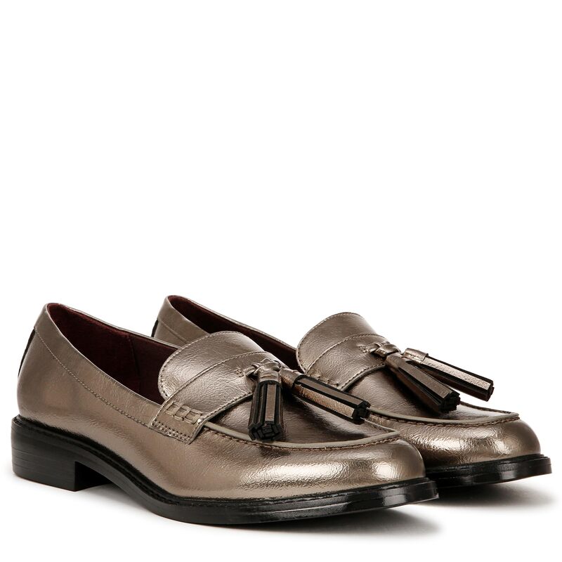 フランコサルト レディース シューズ スリッポン・ローファー Franco Sarto Carolyn Low Slip-ons Pewter Metallic ピューター