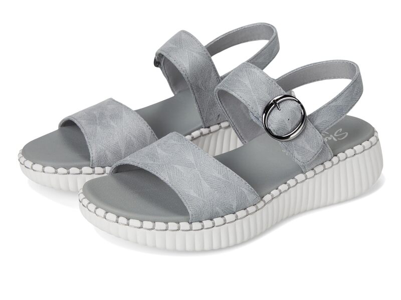 スケッチャーズ レディース シューズ 踵 SKECHERS Wilshire Boulevard - Illusion Of Love Gray 薄墨色