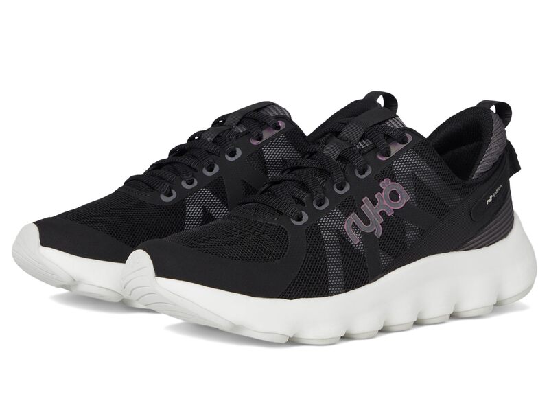 ライカ レディース シューズ スニーカー Ryka Podflow Walking Shoe Black Mesh Fabric ブラック