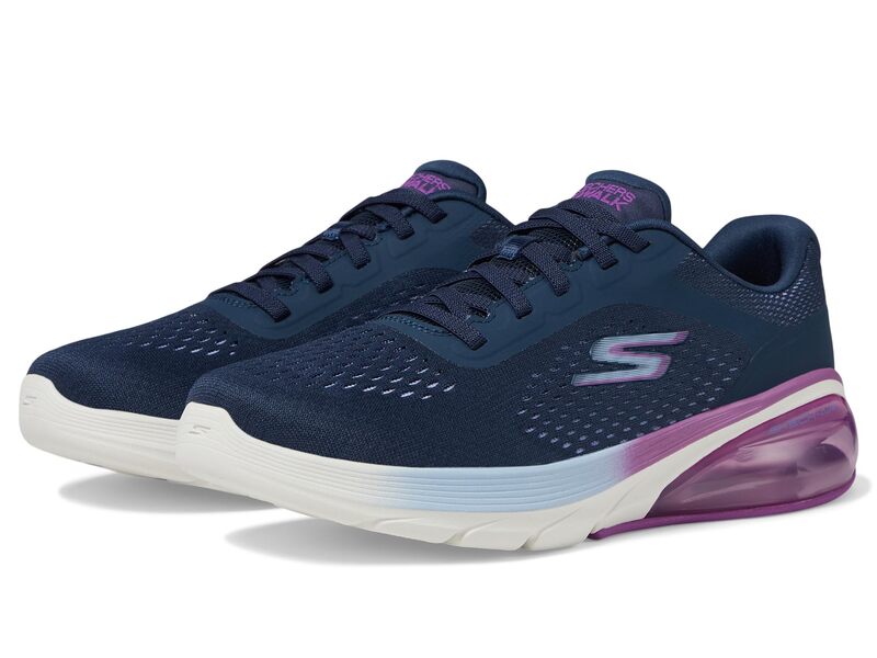 スケッチャーズ レディース シューズ スニーカー SKECHERS Performance Go Walk Air 3.0 Navy/Purple ネイビー