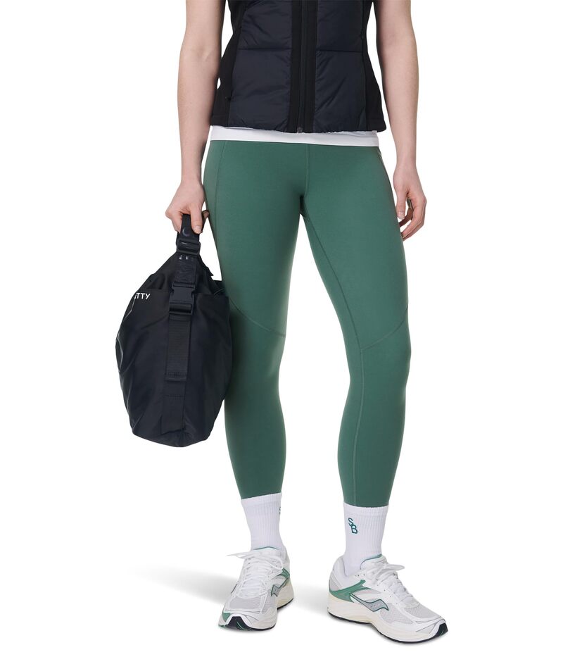 スウェッティベティ レディース ボトムス 心地好いズボン下 レギンス Sweaty Betty Power 7/8 Workout Leggings Glade Green 緑であること ボトムス-パンツ
