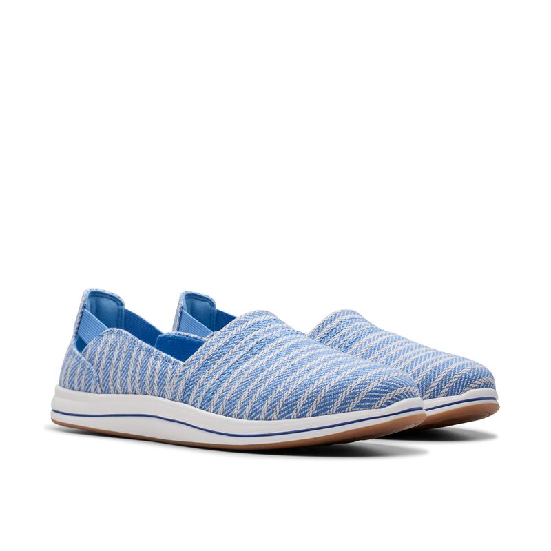 クラークス レディース シューズ スニーカー Clarks Breeze Step II Denim Blue Textile ジーンズ