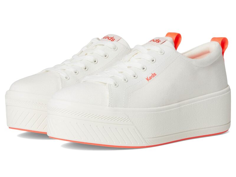 ケッズ レディース シューズ スニーカー レース Keds Skyler Lace-Up Snow White/Coral Outsole ホワイト 17,505円