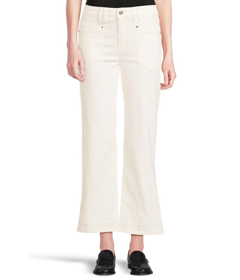 ペイジ レディース ボトムス デニムパンツ アンクル Paige Leenah Ankle Western Front Pockets in Tonal Ecru w/ Fnshed Undne Hem Tonal Ecru W/ Fnshed Undne Hem エクリュ