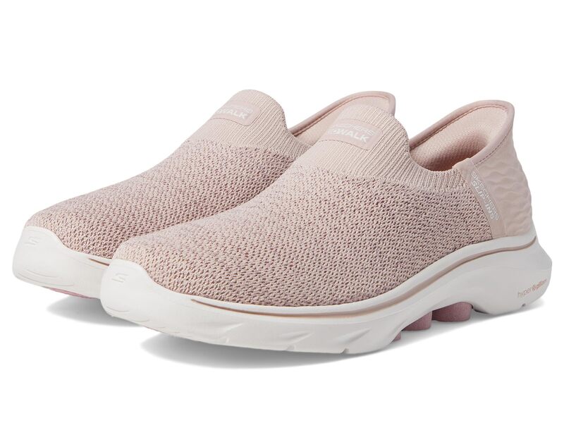スケッチャーズ レディース シューズ スニーカー SKECHERS Performance Go Walk 7 Springtime Hands Free Slip-Ins Light Pink ピンク｜ReVida 店