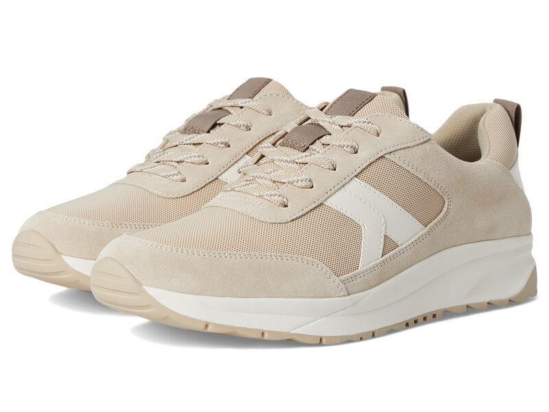 ナチュライザー レディース シューズ スニーカー スピード競技 Naturalizer Shay Jogger Lace-Up Warm White/Porcelain Suede 白いこと
