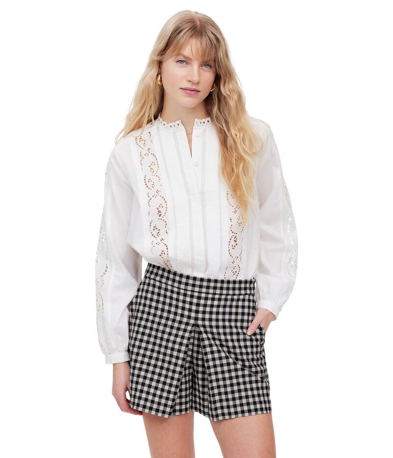 メイドウェル レディース ボトムス スカート ギンガムチェック ミニ ギンガム Madewell Gingham Mini Skort True Black ブラック|ReVida 店