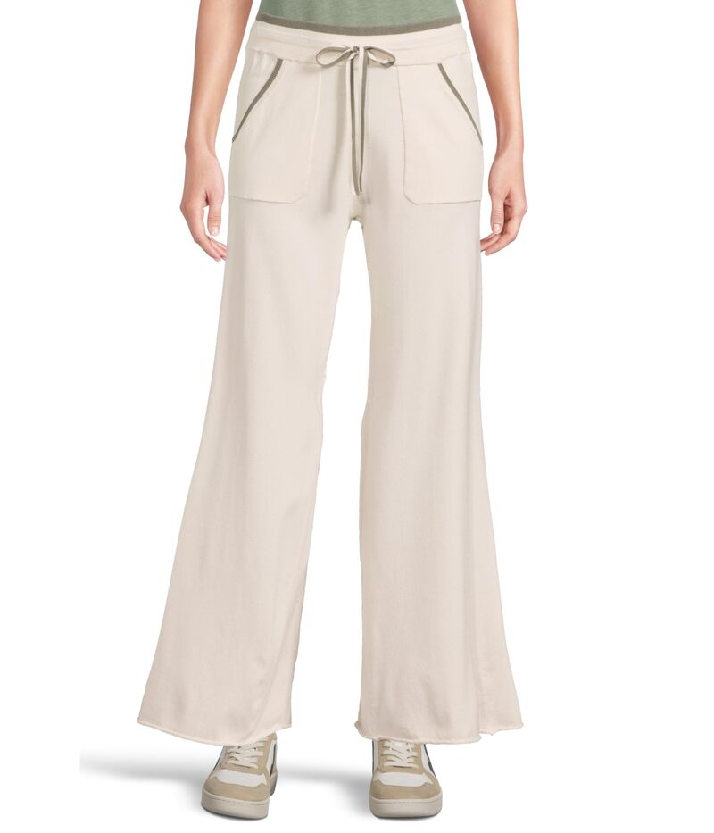 スプレンディット レディース ボトムス カジュアルパンツ ワイドレッグ Splendid Veronica Crop Wide Leg Pants Moonstone/Soft Vob｜ReVida 店