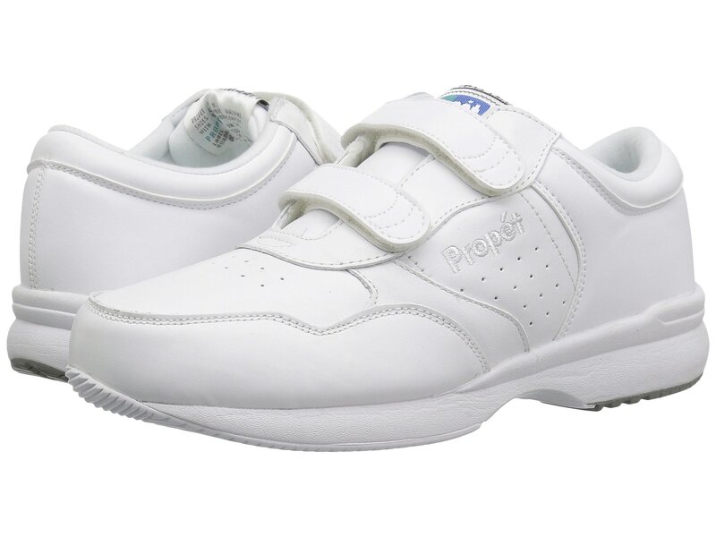 プロペット メンズ シューズ スニーカー Propet Life Walker Strap Medicare/HCPCS Code = A5500 Diabetic Shoe White ホワイト|ReVida 店