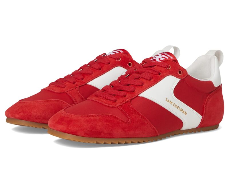 サムエデルマン レディース シューズ スニーカー Sam Edelman Zaria Red/White ホワイト