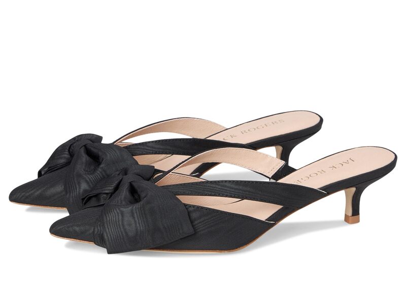 ジャックロジャース レディース シューズ 踵 Jack Rogers Cynthia Bow Mule Black 黒いこと