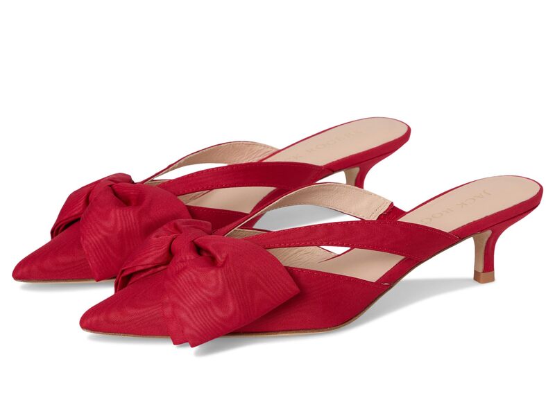 ジャックロジャース レディース シューズ ヒール Jack Rogers Cynthia Bow Mule Carmine Red レッド 12,411円