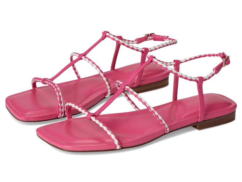 マーク・フィッシャー レディース バッグ ハンドバッグ Marc Fisher LTD Maze Pink/White Leather ホワイト