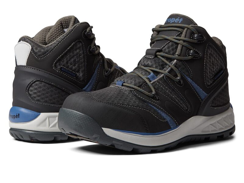 プロペット メンズ シューズ ブーツ・レインブーツ Propet Veymont Grey/Blue グレー