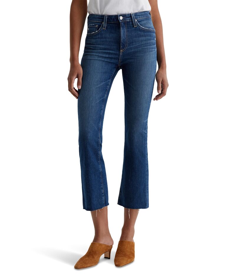 エージージーンズ レディース ボトムス デニムパンツ ブーツ AG Jeans Farrah Mid Rise Crop Boot Jeans in 11 Years Memory 11 Years Memory｜ReVida 店