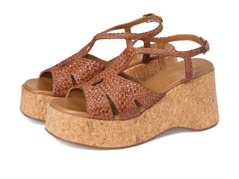 セイシェルズ レディース シューズ ヒール プラットフォーム サンダル レザー Seychelles Nolia Leather Platform Sandal Tan タン
