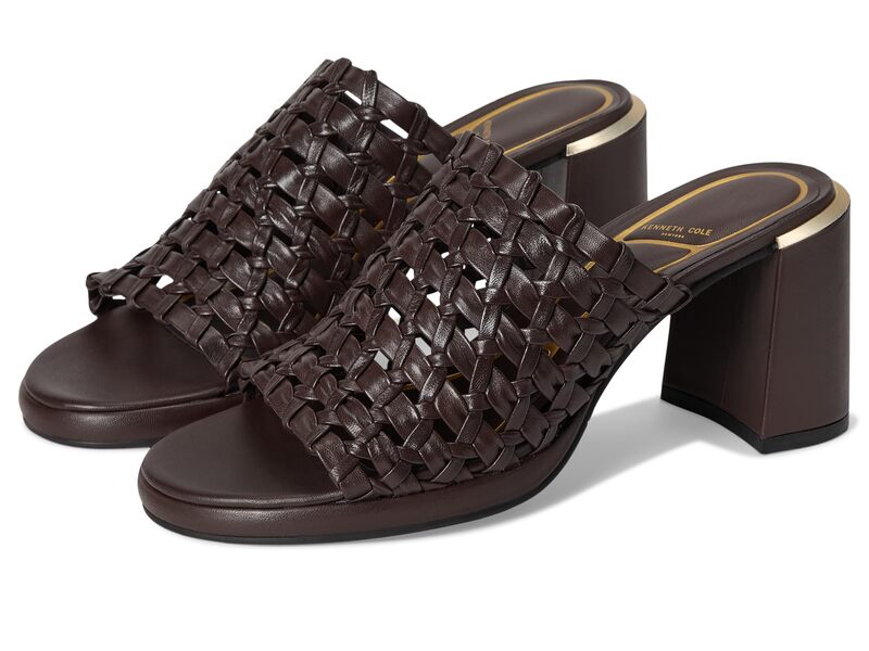 ケネスコール レディース シューズ 踵 Kenneth Cole New York Solara Dark Brown Leather 赤銅色