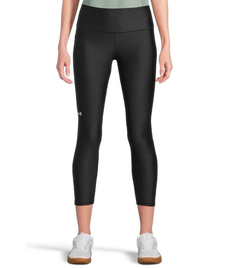 アンダーアーマー レディース ボトムス カジュアルパンツ アンクル レギンス ハイウエスト Under Armour HeatGearR ArmourR High-Waisted Ankle Leggings Black/White ホワイト