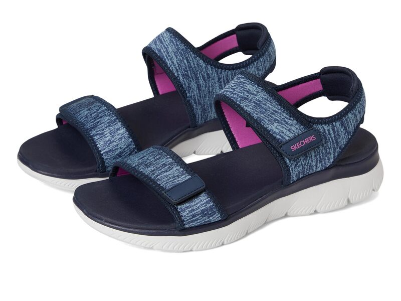 スケッチャーズ レディース シューズ サンダル SKECHERS Summits - Cutest Icon Navy ネイビー