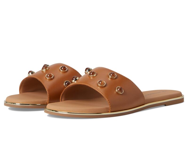 ジョンストンアンドマーフィー レディース シューズ サンダル Johnston & Murphy Shayla Embellished Slide Tan タン