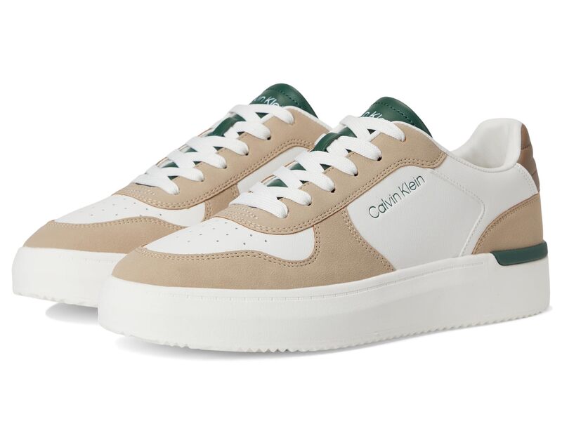 カルバンクライン メンズ シューズ ブーツ・レインブーツ Calvin Klein Brayton Light Natural/Green グリーン｜ReVida 店