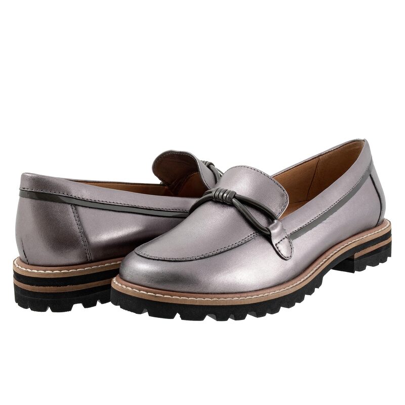 トロッターズ レディース シューズ スニーカー Trotters Fiora Pewter ピューター