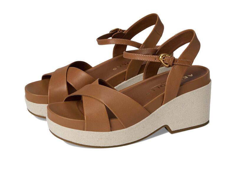 エアロソールズ レディース シューズ 踵 Aerosoles Chabella Tan Leather タン