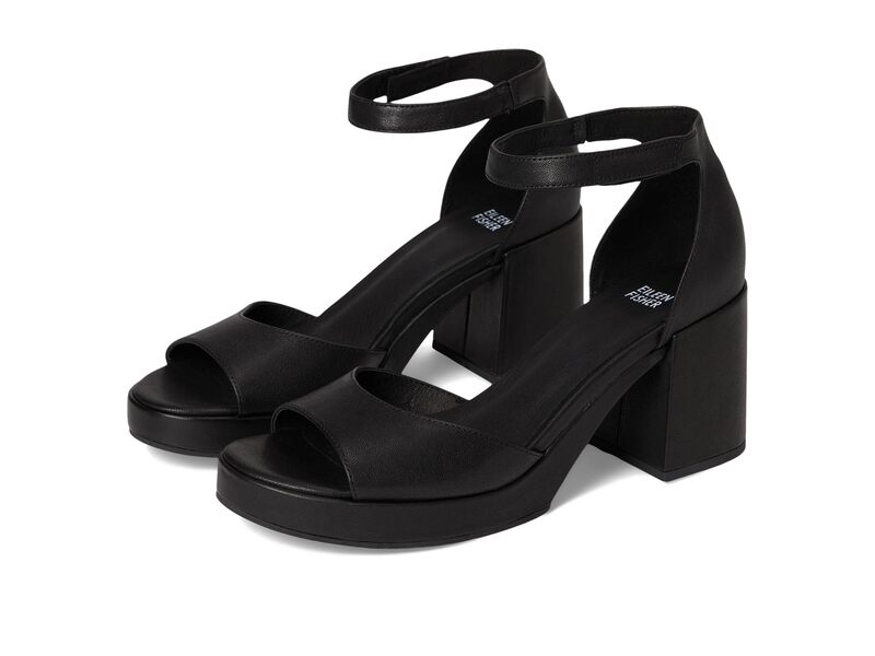 エイリーンフィッシャー レディース シューズ ヒール サンダル Eileen Fisher Nava Sandal Black ブラック