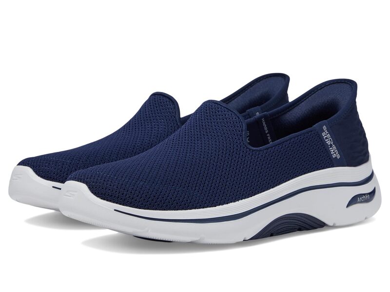 スケッチャーズ レディース シューズ スニーカー SKECHERS Performance Go Walk Arch Fit 2.0 Delara Hands Free Slip-Ins Navy/White 白いこと