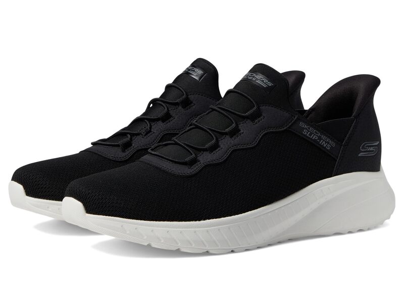 スケッチャーズ メンズ シューズ スニーカー BOBS from SKECHERS Bobs Squad Chaos - Daily Hype Hands Free Slip-Ins Black ブラック