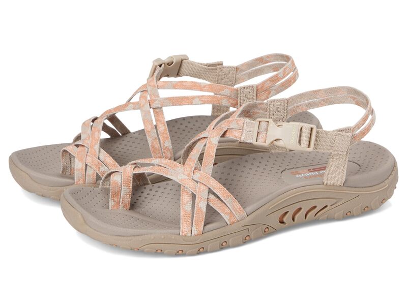 スケッチャーズ レディース シューズ サンダル SKECHERS Reggae - Positive Space Taupe トープ