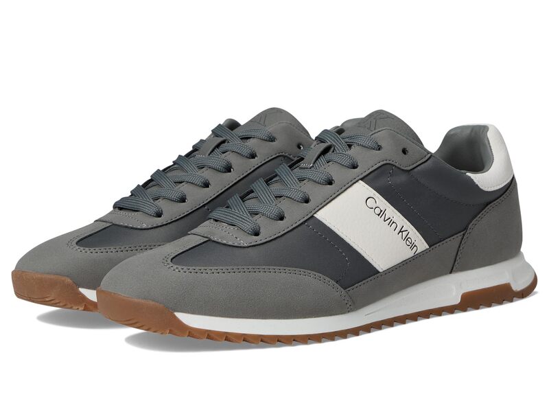 カルバンクライン メンズ シューズ スニーカー Calvin Klein Galent Light Grey/White ホワイト