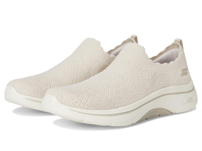 スケッチャーズ レディース シューズ スニーカー SKECHERS Performance Go Walk Arch Fit 2.0 Rosa Linda Natural｜ReVida 店