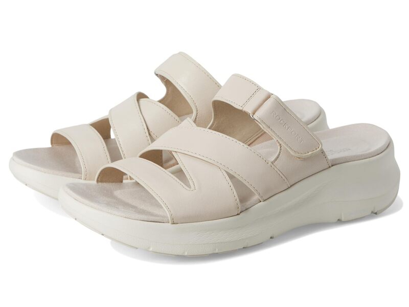 ロックポート レディース シューズ ヒール Rockport Qwyn Ivory Leather アイボリー