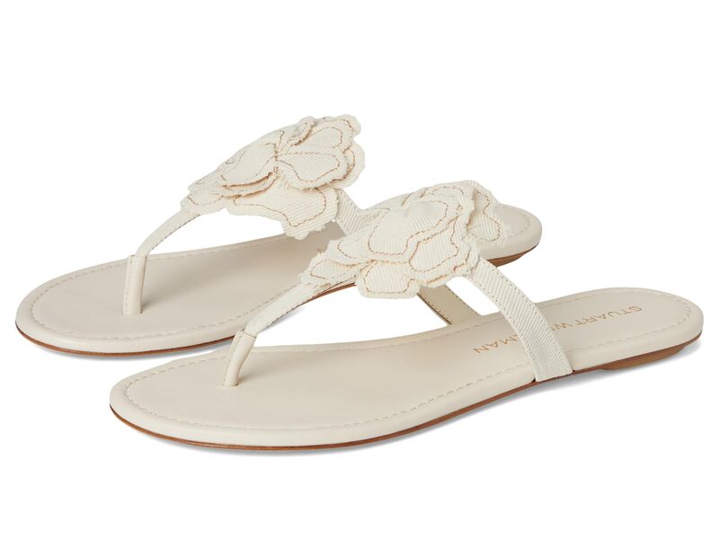 スチュアート ワイツマン レディース シューズ サンダル Stuart Weitzman Rio T-strap Sandals Linen