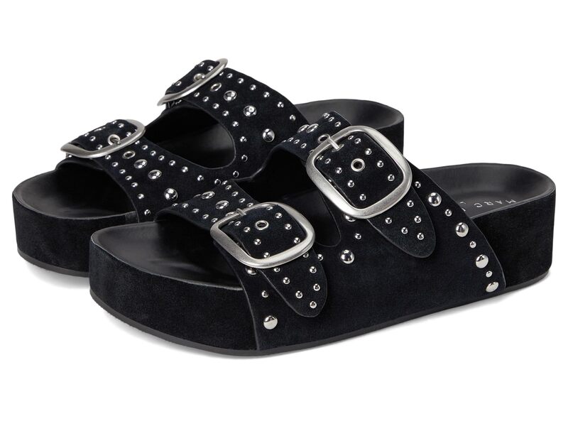 マーク・フィッシャー レディース シューズ サンダル Marc Fisher LTD Sayge Black Suede ブラック