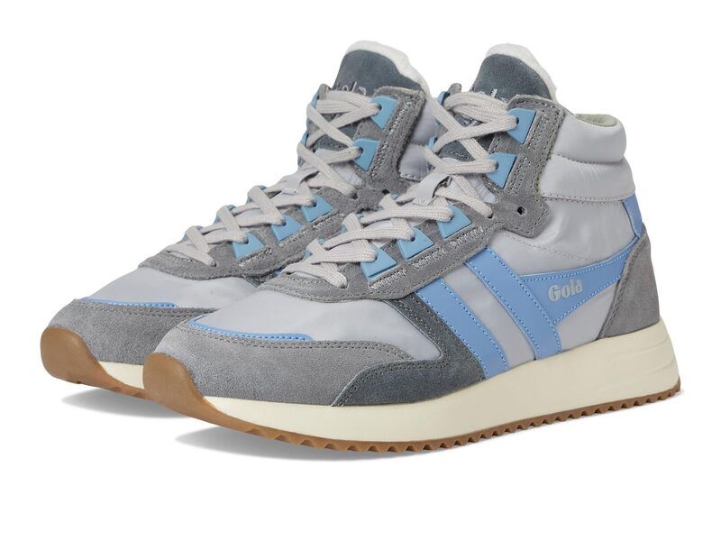 ゴラ レディース シューズ スニーカー Gola Chicago High Light Grey/Vista Blue/Vista Blue グレー