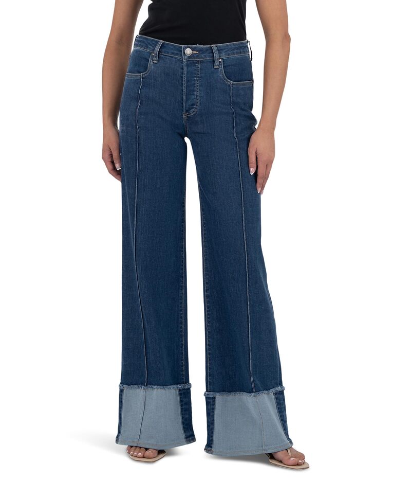 カットフロムザクロス レディース ボトムス デニムパンツ ワイドレッグ KUT from the Kloth Margo High Rise Wide Leg Persist