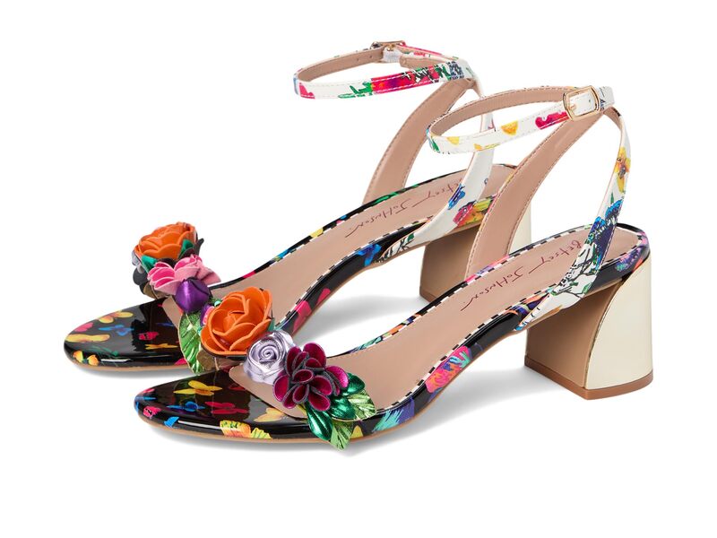 ブルーバイベトシージョンソン レディース シューズ 踵 Blue by Betsey Johnson Darcee Black Multi 黒いこと
