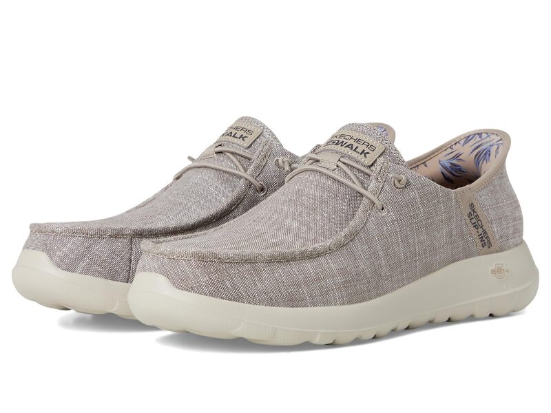 スケッチャーズ メンズ シューズ スニーカー SKECHERS Performance Go Walk Max With Ease Hands Fee Slip-In Taupe トープ